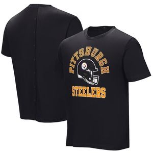Black Pittsburgh Steelers Field Goal Assisted T-Shirt